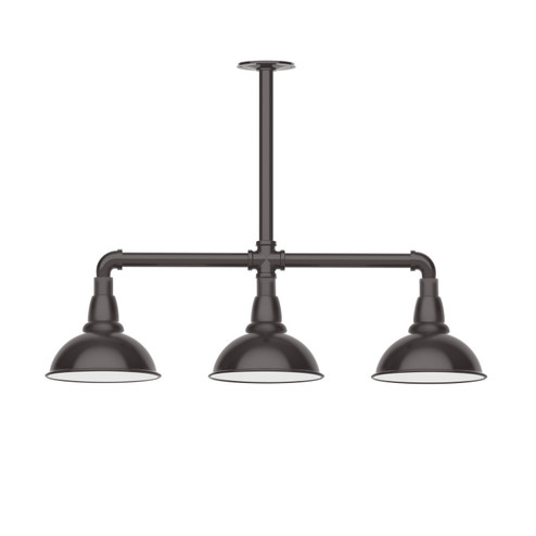 Cafe Three Light Pendant in Architectural Bronze (518|MSK10551T30)