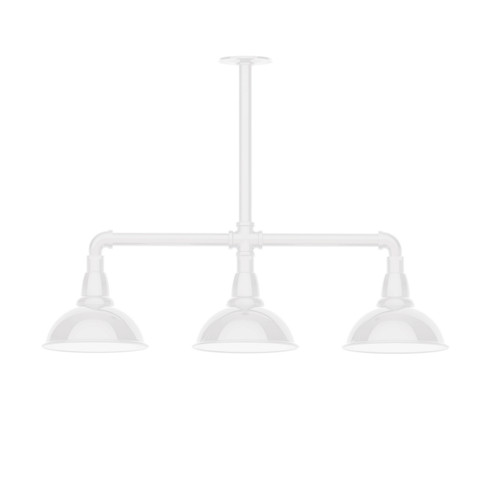 Cafe Three Light Pendant in White (518|MSK10544T48)