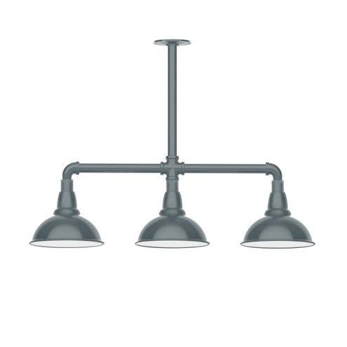 Cafe Three Light Pendant in Slate Gray (518|MSK10540T30)