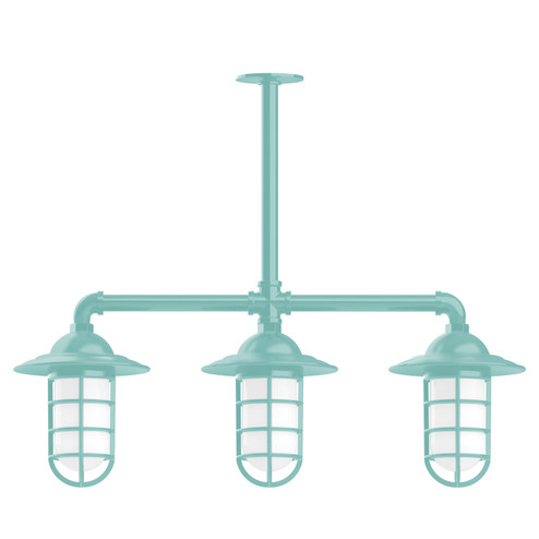 Vaportite Three Light Pendant in Sea Green (518|MSK05248T24)