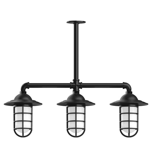 Vaportite Three Light Pendant in Black (518|MSK05241T24)