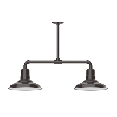 Warehouse Two Light Pendant in Architectural Bronze (518|MSD18251T36)