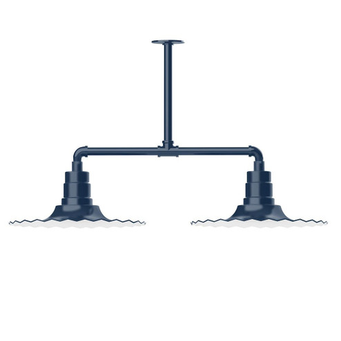 Radial Two Light Pendant in Navy (518|MSD15950T30G05)