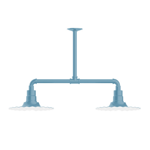 Radial Two Light Pendant in Light Blue (518|MSD15854T30)