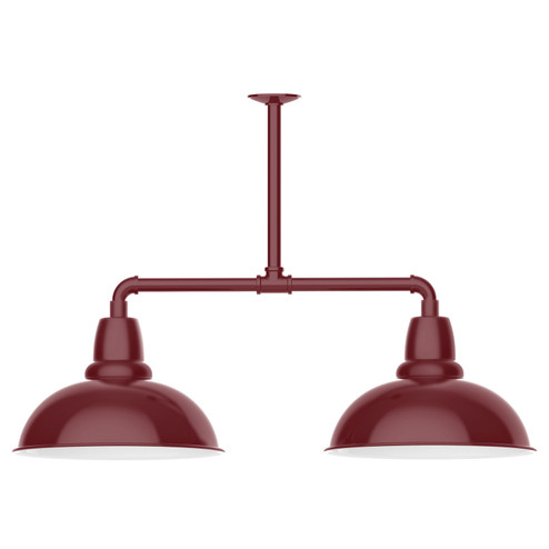 Cafe Two Light Pendant in Barn Red (518|MSD10855T48)