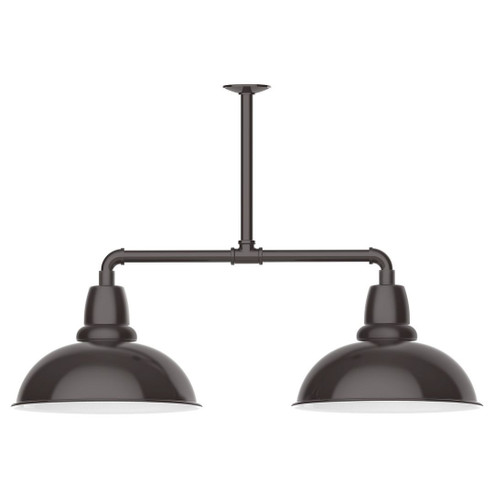 Cafe Two Light Pendant in Architectural Bronze (518|MSD10851T30W16)