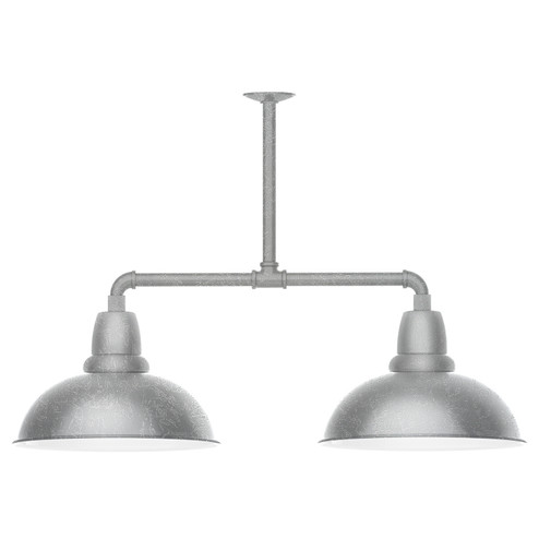 Cafe Two Light Pendant in Painted Galvanized (518|MSD10849T48)