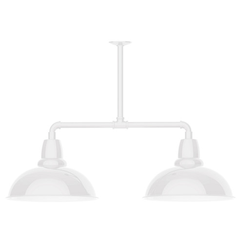 Cafe Two Light Pendant in White (518|MSD10844T48)