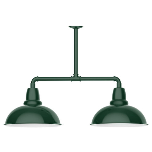 Cafe Two Light Pendant in Forest Green (518|MSD10842T36W16)