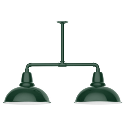 Cafe Two Light Pendant in Forest Green (518|MSD10842T36)