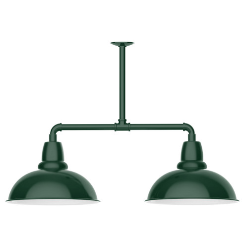 Cafe Two Light Pendant in Forest Green (518|MSD10842T30)