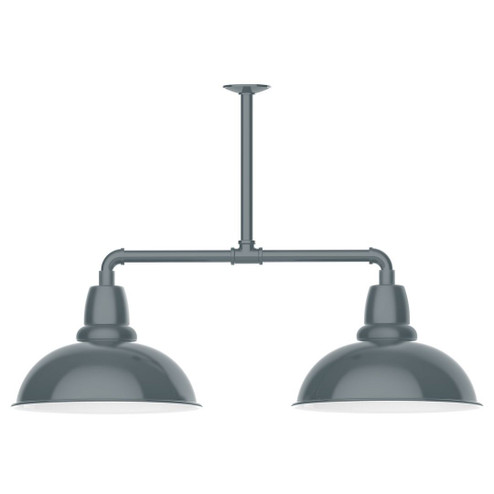 Cafe Two Light Pendant in Slate Gray (518|MSD10840T48W16)