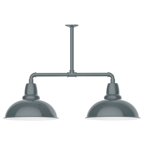 Cafe Two Light Pendant in Slate Gray (518|MSD10840T48)