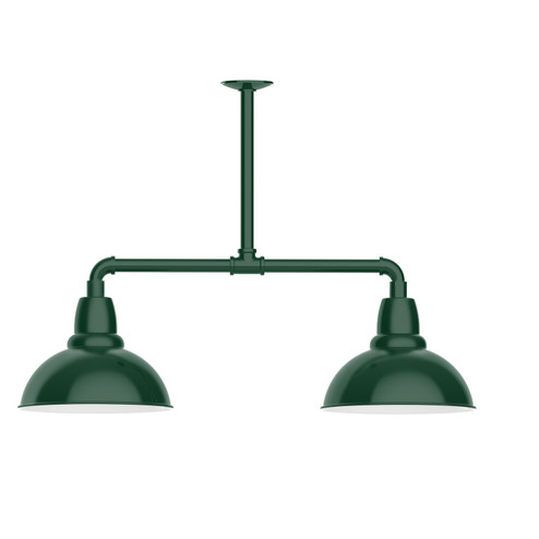 Cafe Two Light Pendant in Forest Green (518|MSD10642T48)