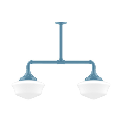 Schoolhouse Two Light Pendant in Light Blue (518|MSD02154T36)