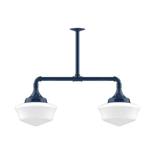 Schoolhouse Two Light Pendant in Navy (518|MSD02150T48)
