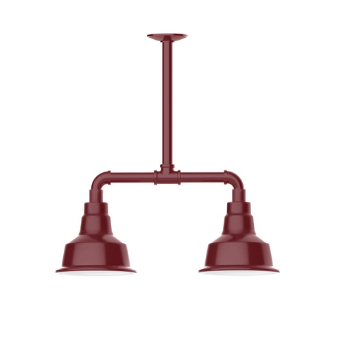 Warehouse Two Light Pendant in Barn Red (518|MSB18055T30W08)