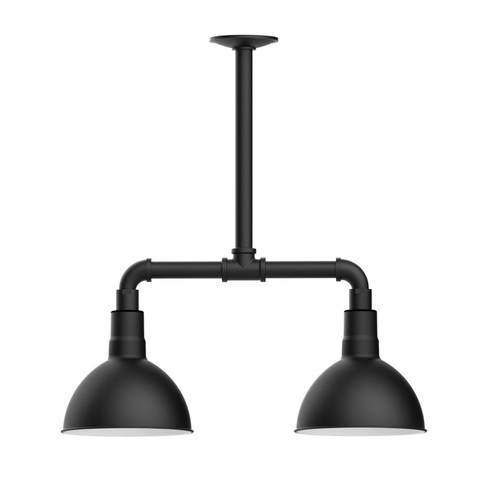 Deep Bowl Two Light Pendant in Black (518|MSB11441T48)