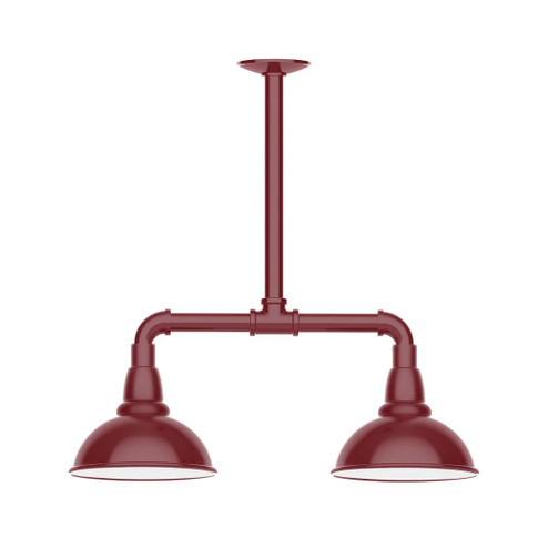 Cafe Two Light Pendant in Barn Red (518|MSB10555T36W08)