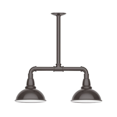 Cafe Two Light Pendant in Architectural Bronze (518|MSB10551G05)