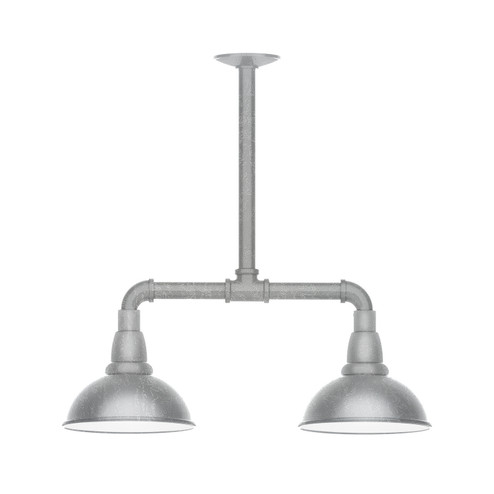 Cafe Two Light Pendant in Painted Galvanized (518|MSB10549T30)