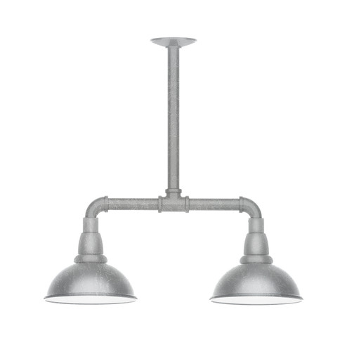 Cafe Two Light Pendant in Painted Galvanized (518|MSB10549T24)