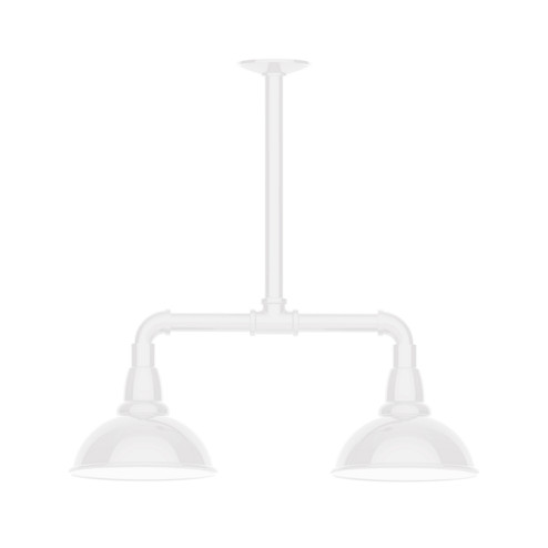 Cafe Two Light Pendant in White (518|MSB10544T24)