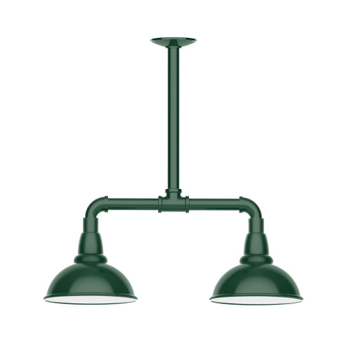 Cafe Two Light Pendant in Forest Green (518|MSB10542T30G05)