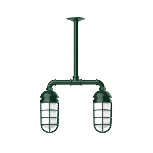 Vaportite Two Light Pendant in Forest Green (518|MSA05042T30)