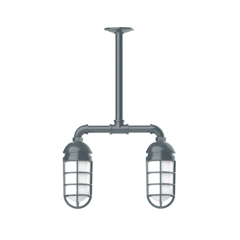 Vaportite Two Light Pendant in Slate Gray (518|MSA05040T30)