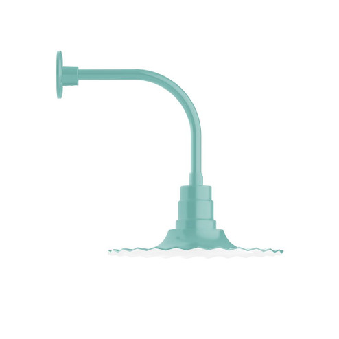 Radial One Light Wall Mount in Sea Green (518|GNU15948G05)