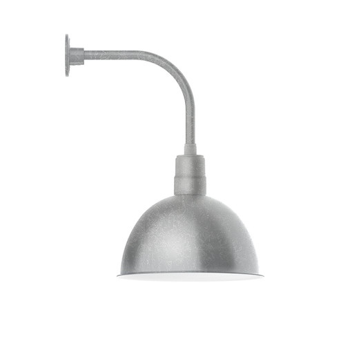 Deep Bowl One Light Wall Mount in Painted Galvanized (518|GNU11749)