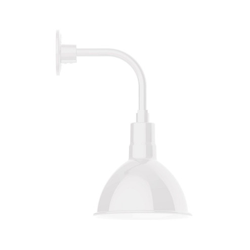 Deep Bowl One Light Wall Mount in White (518|GNT11544B03G05)