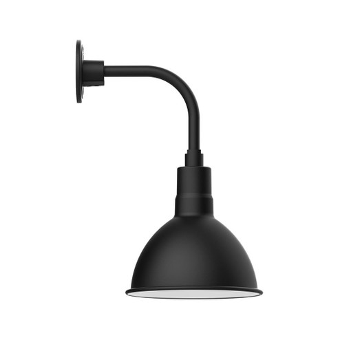 Deep Bowl One Light Wall Mount in Black (518|GNT11541G05)