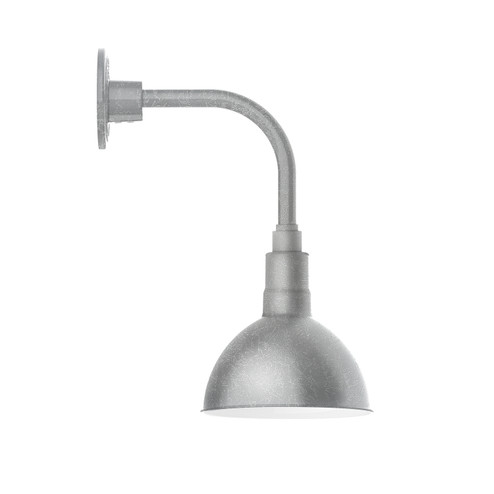 Deep Bowl One Light Wall Mount in Painted Galvanized (518|GNT11449)