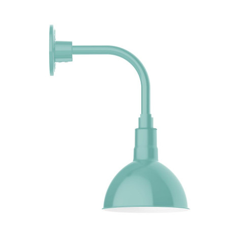 Deep Bowl One Light Wall Mount in Sea Green (518|GNT11448B03)