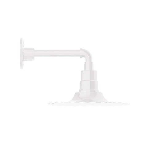 Radial One Light Wall Mount in White (518|GNN15844B01)
