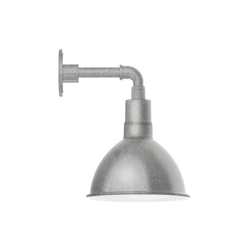 Deep Bowl One Light Wall Mount in Painted Galvanized (518|GNM11549)