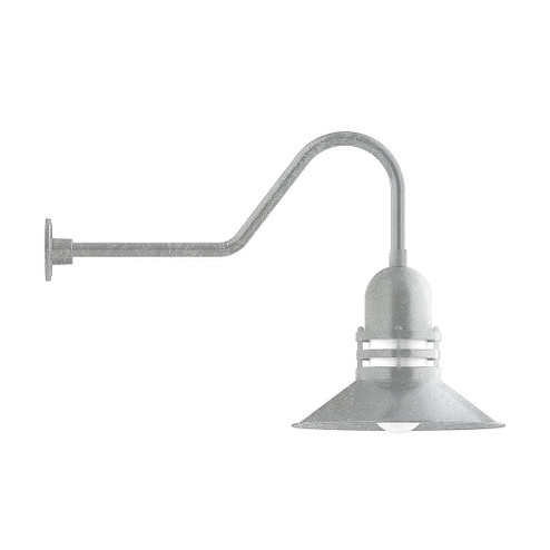 Atomic One Light Wall Mount in Painted Galvanized (518|GNC15049B01)