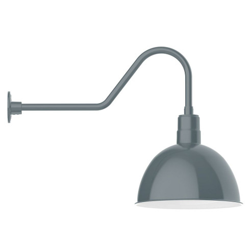Deep Bowl One Light Wall Mount in Slate Gray (518|GNC11740B01G05)