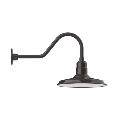 Warehouse One Light Wall Mount in Architectural Bronze (518|GNB18351)