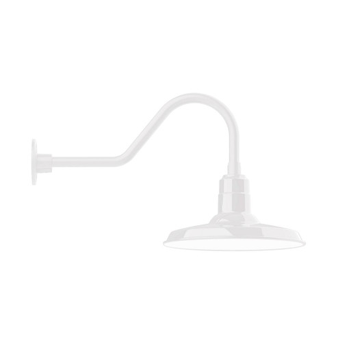 Warehouse One Light Wall Mount in White (518|GNB18344B01W14)