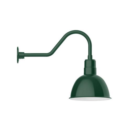 Deep Bowl One Light Wall Mount in Forest Green (518|GNB11642)