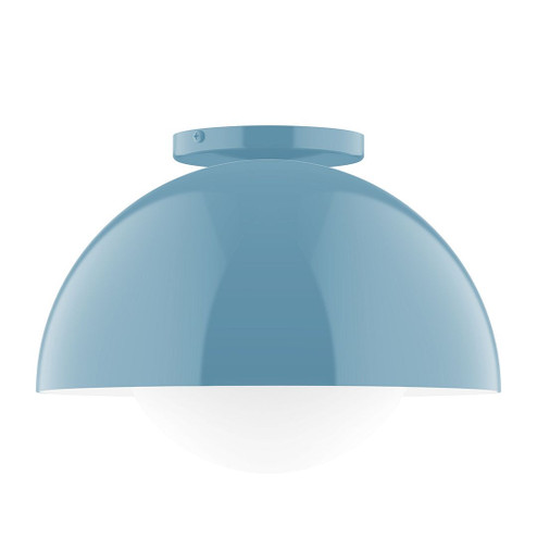 Arcade One Light Flush Mount in Light Blue (518|FMD432G1554)