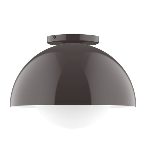 Arcade One Light Flush Mount in Architectural Bronze (518|FMD432G1551)