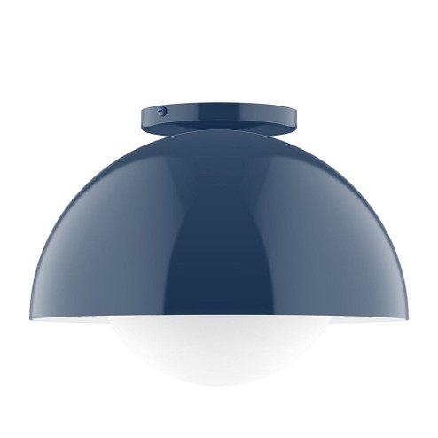 Arcade One Light Flush Mount in Navy (518|FMD432G1550)