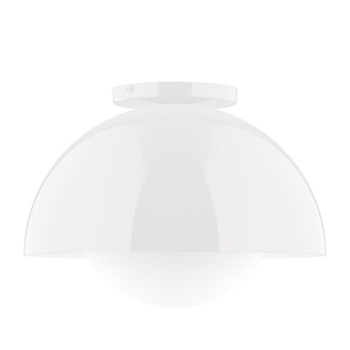 Arcade One Light Flush Mount in White (518|FMD432G1544)