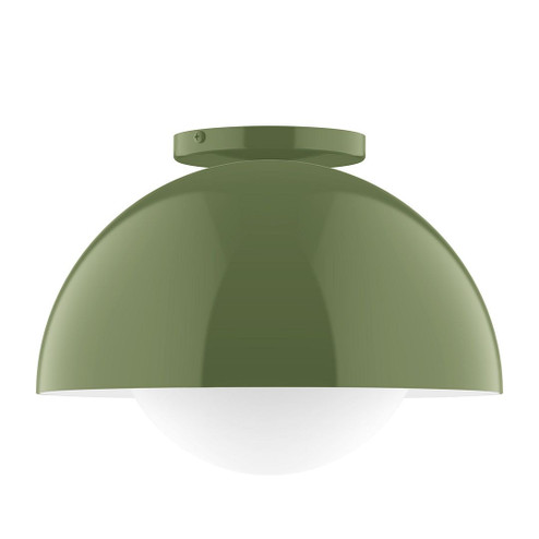 Arcade One Light Flush Mount in Fern Green (518|FMD432G1522)