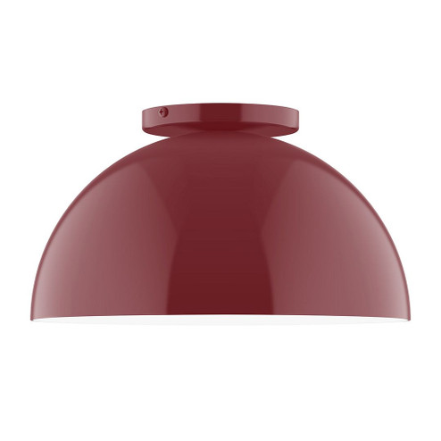 Arcade One Light Flush Mount in Barn Red (518|FMD43255)