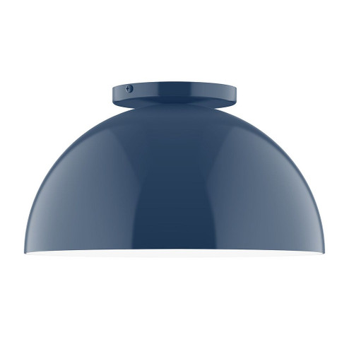 Arcade One Light Flush Mount in Navy (518|FMD43250)